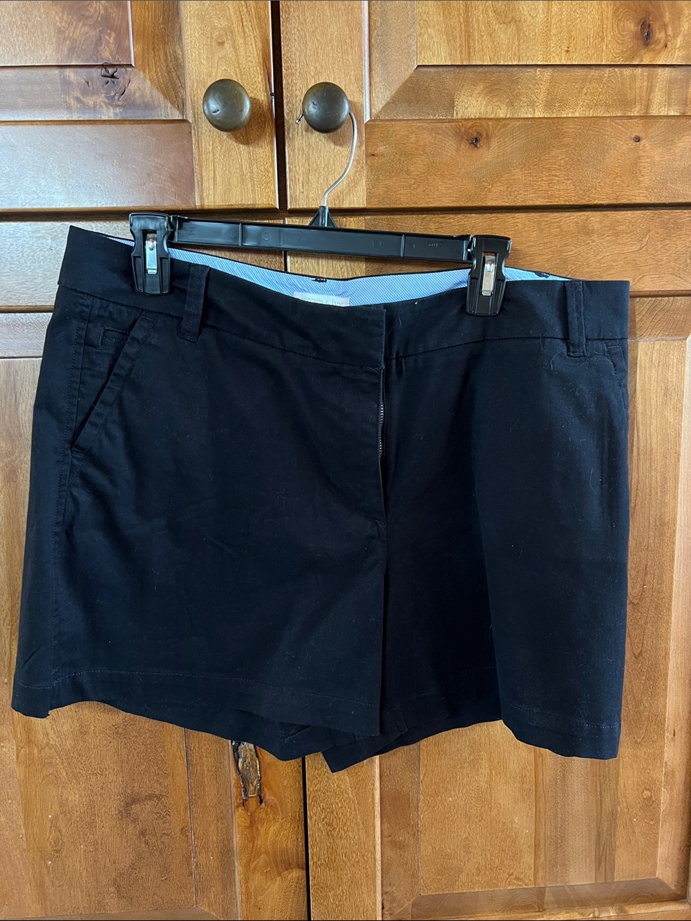 crown & ivy Black Bermuda Shorts